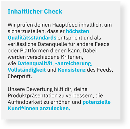 Feed Audit Kreis, erster Teil Feed Audit Kreis, erster Teil